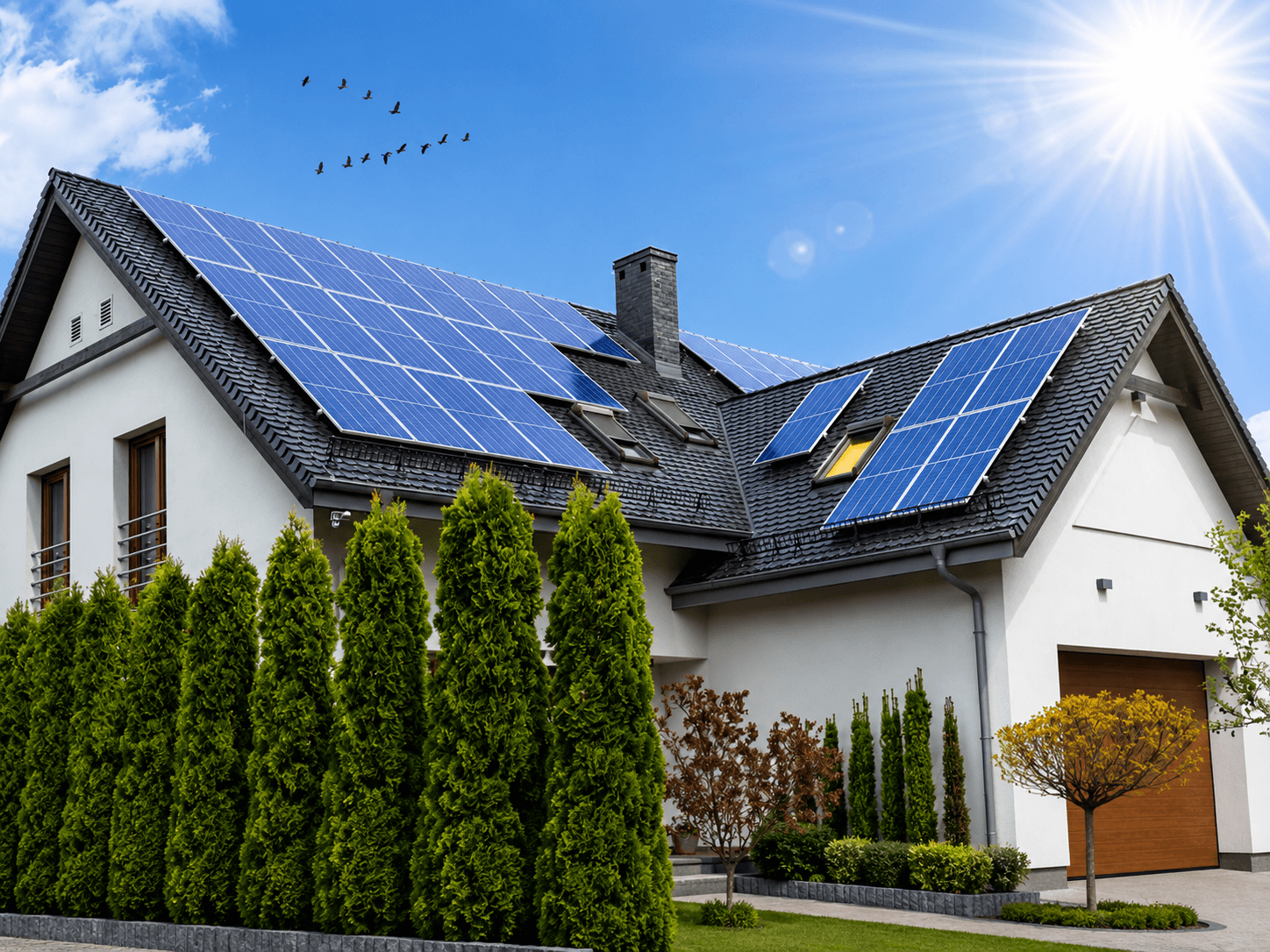 Rooftop solar installation